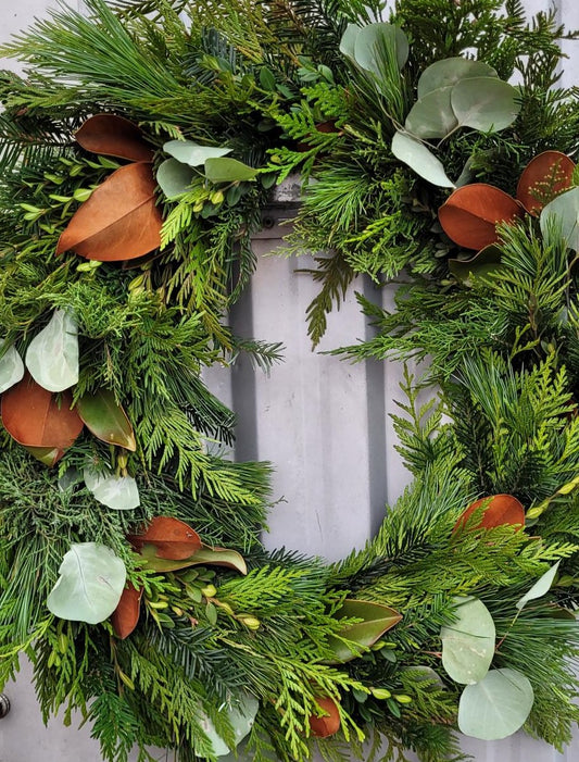 Wreath Workshop at Black Gold Brewery, Nov 19th, 6pm-8pm